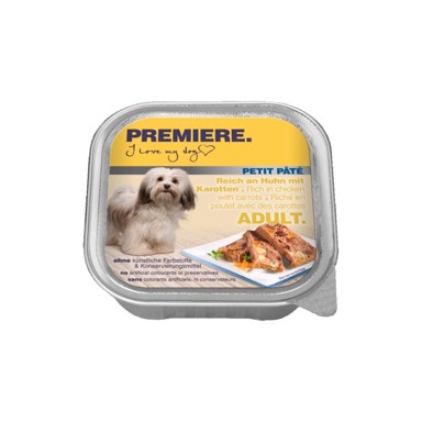 PREMIERE Petit Pate piletina i mrkva 150 g, ALU-pak