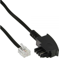 INLINE Telefonski kabel 18913, 3 m, crni