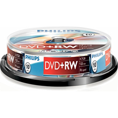 PHILIPS Prazni DVD DW4S4B10F/10, 4,7 GB