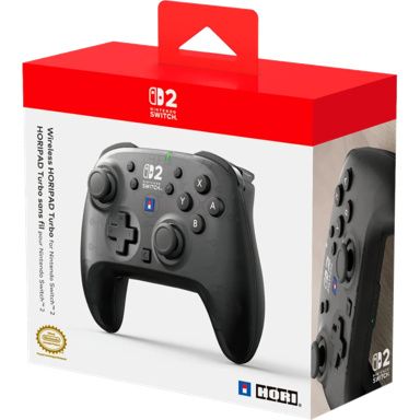 HORI Bežični kontroler Wireless HORIPAD Turbo za Nintendo Switch 2, crni