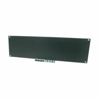 TRITON Prazna ploča za rack, 3U, crna