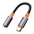 MCDODO Adapter USB-C na AUX 3.5mm CA-7561, DAC, 11 cm, crni