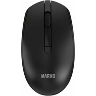 MARVO Set tipkovnica i miš WS005 Office Wireless, crni (SLO/CRO)