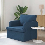 Sofa metalna 142 x 80 x 85 cm, plava