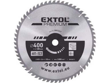 EXTOL PREMIUM List kružne pile 8803257, 400 x 2,8 x 30 mm, 60T