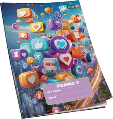 EDUCA Pisanka D, B5, linije, 48 listova, meki uvez