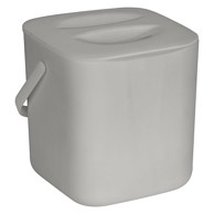 WENKO Kanta za bio otpad Conny, 3 l, svijetlo siva