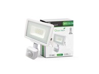 GREEN TECH Led reflektor sa senzorom 10W, 6500K, WFS-10-CW, bijeli