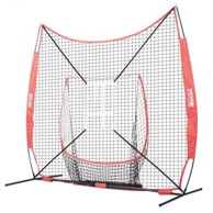VEVOR Mreža za trening bejzbola i softballa, 7 x 7 ft, crvena