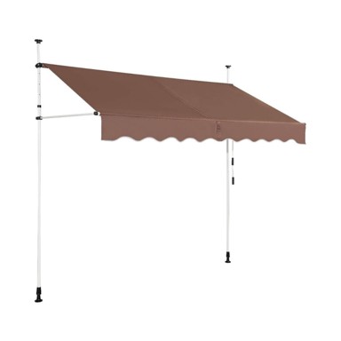 NORTHIX Uvlačna balkonska tenda 350 cm bez bušenja, UV zaštita