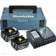 MAKITA Komplet za napajanje, 18V, 2x BL1850B baterija, DC18RC punjač, MAKPAC