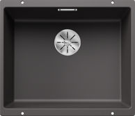 BLANCO Sudoper SUBLINE 500-U InFino SILGRANIT, kameno siva