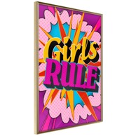 Poster Girls Rule (Colour) 20x30