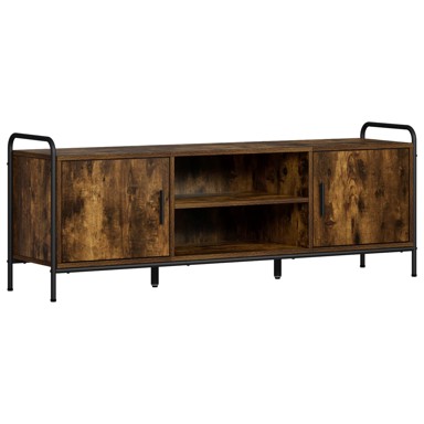 TV ormarić 133 x 33 x 50 cm od konstruiranog drva, dimljeni hrast