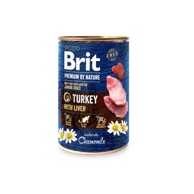 BRIT Premium by Nature puretina s jetrom, konzerva 400 g