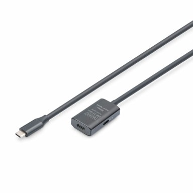 DIGITUS Produživač/repetitor linije USB 3.2 Type-C 5 m DA-73108, siva