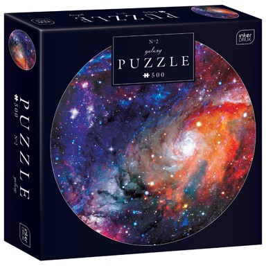 INTERDRUK Puzzle Galaxy 1, okrugle, 500 kom