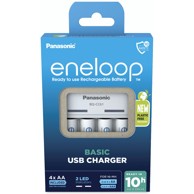 PANASONIC Punjač baterija ENELOOP BASIC USB BQ-CC61 inkl. 4xAA 2200mAh