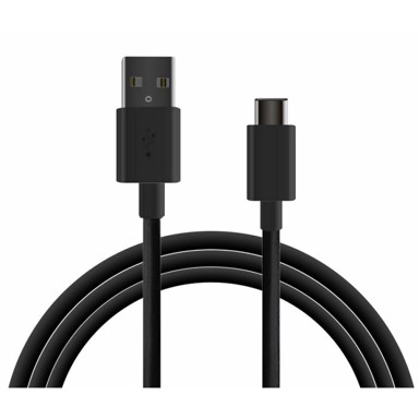 KSIX Kabel za mobitel, Tip-C na Micro USB, 1.0 m, crni
