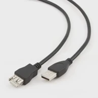 GEMBIRD USB 2.0 kabel 3m, USB A M/FM, crni
