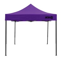 AGA Prodajni štand bez bočnih stranica 3x3 m, ljubičasti