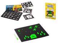 Set za crtanje s UV olovkom i šablonama