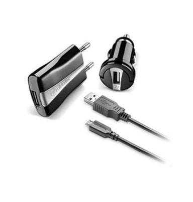CELLULAR LINE Punjač MICROUSB SET 3U1