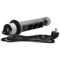 ORNO Produžni kabel sa 3 x Schuko utičnice + 2 x USB, ugradbena - OR-AE-1349(GS)