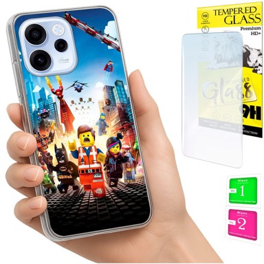 Torbica za Oppo Reno 15F / 15F FS, maskica sa fotografijom, futrola za leđa + zaštitno staklo 9H