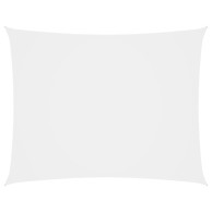 Jedro protiv sunca od tkanine pravokutno 2,5 x 3,5 m bijelo