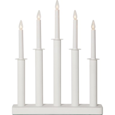 STAR TRADING Bijeli božićni svjetlosni ukras Plate