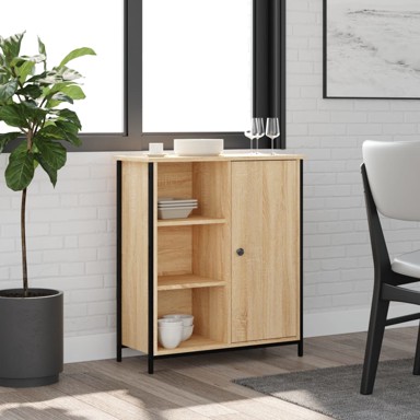 Komoda 70x30x80 cm, konstruirano drvo, hrast sonoma