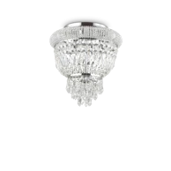IDEAL LUX Plafonjera Dubai PL3, E14 ID207162, krom