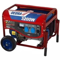 DEDRA Agregat DEGB3600K, 2800 W, 15 l, benzin, plavo/crveni
