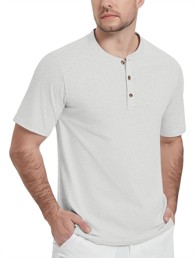 NIKCORP Muška Henley majica XL, bijela