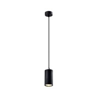 CANDELLUX LIGHTING Crna viseća lampa s metalnim sjenilom ø 7 cm Tubo