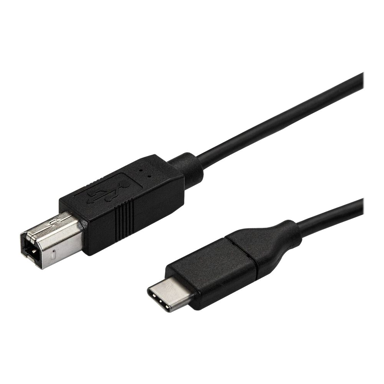 STARTECH USB-C na USB-B kabel USB2CB3M, USB 2.0, 3 m, crni