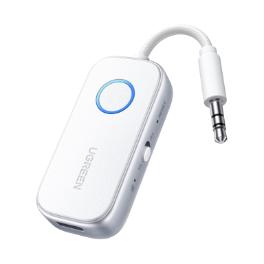 UGREEN BT 5.4 audio transmiter i receiver, 3.5 mm, bijeli