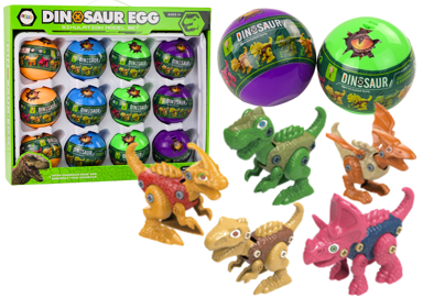 Set jaja dinosauri, 12 kom, šareni