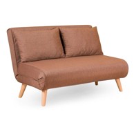 ARTIE Smeđa sklopiva sofa 120 cm Folde, 120x80x79 cm