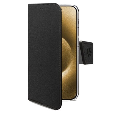 CELLY Futrola-novčanik za mobitel, eko koža, crna