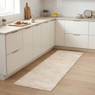 Kuhinjski tepih Beton 300 x 60 cm 100% poliamid, krem