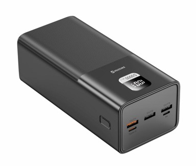 SWISSTEN Power bank POWERLINE, 50000 mAh, 100 W, crni