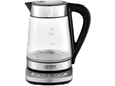 FIRST AUSTRIA Kuhalo za vodu 5405-9, stakleno, 1,7 l, 2200 W