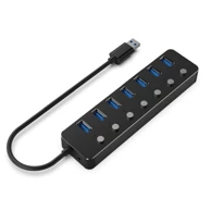 GEMBIRD USB hub, USB 3.1, Gen 1, crni