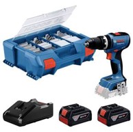 BOSCH PROFESSIONAL Aku udarna bušilica GSB 18V-65, set s priborom
