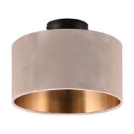 TRIO Crno-bež stropna svjetiljka ø 30 cm Julieta 