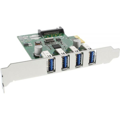 INLINE Sučeljna kartica 76661C, PCIe na USB 3.2 Gen 1, 5 Gbit/s