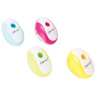 CONNECT Šiljilo PVC s PVC kutijom, 6008, 1 rupa, sortirano