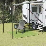 Tepih za šator svijetlo zelena 250 x 250 cm, HDPE
